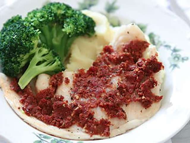 Foto Vis met tapenade