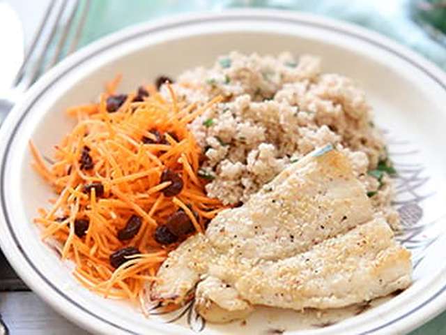 Foto Pangasius met een sesamkorstje