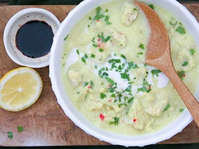 Foto Oosterse bloemkoolsoep