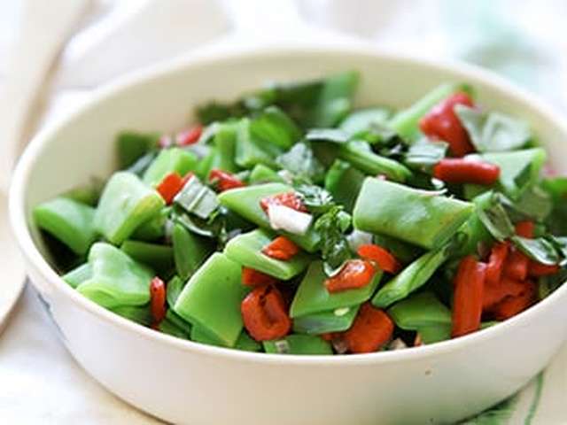 Foto Snijbonensalade