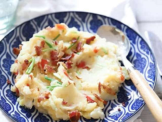 Foto Stamppot knolselderij met paprika