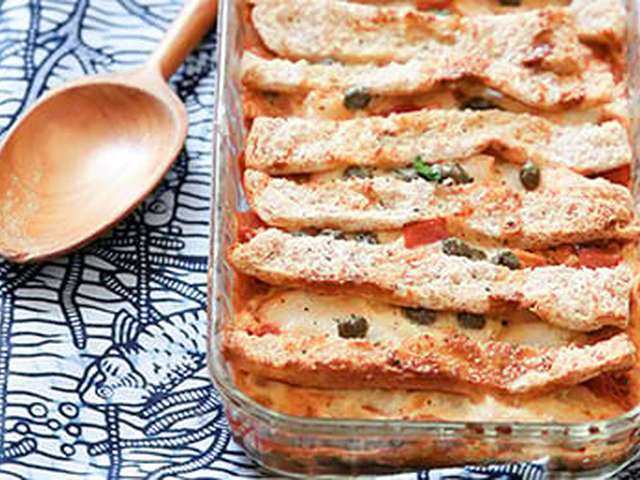 Foto Vispastei met paksoi