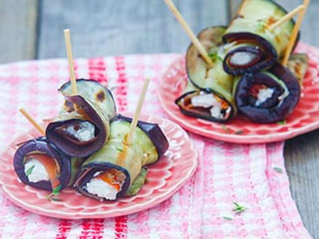 Foto Auberginerolletjes