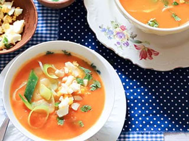 Foto Hartverwarmende pompoensoep