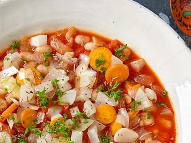 Foto Witte bonenschotel