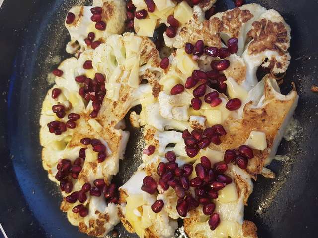 Foto Bloemkool steak vegetarisch