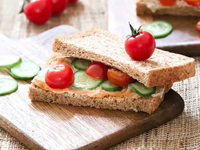 Foto Sandwich met tonijnsalade