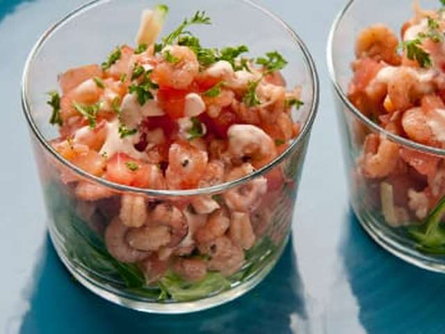 Foto Garnalencocktail