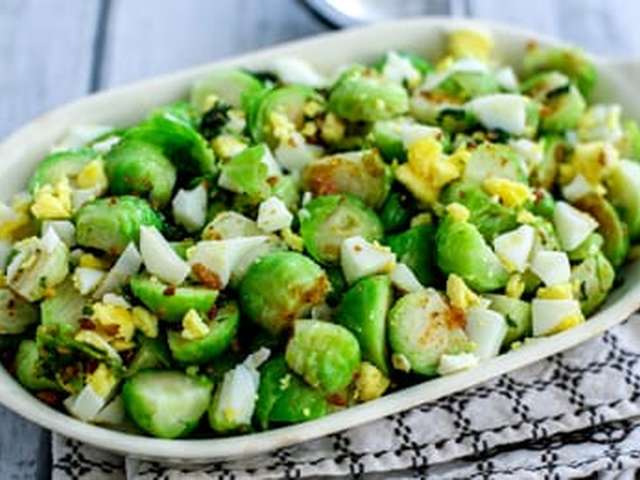 Foto Spruitjes à la polonaise