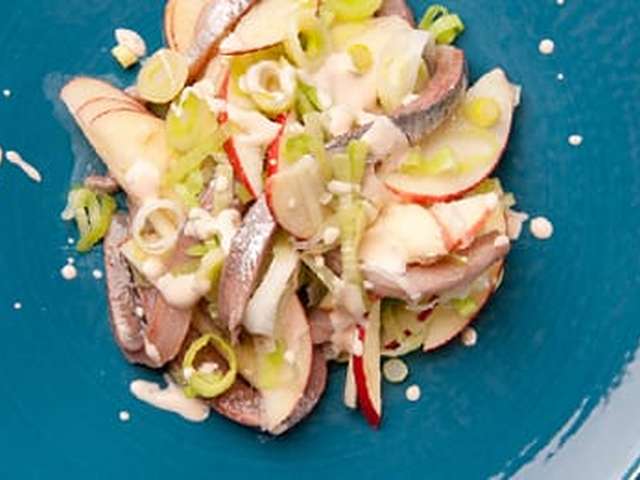 Foto Nieuwe haringsalade