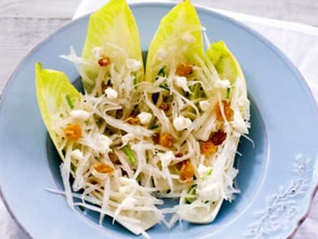 Foto Gevulde witlofbladen