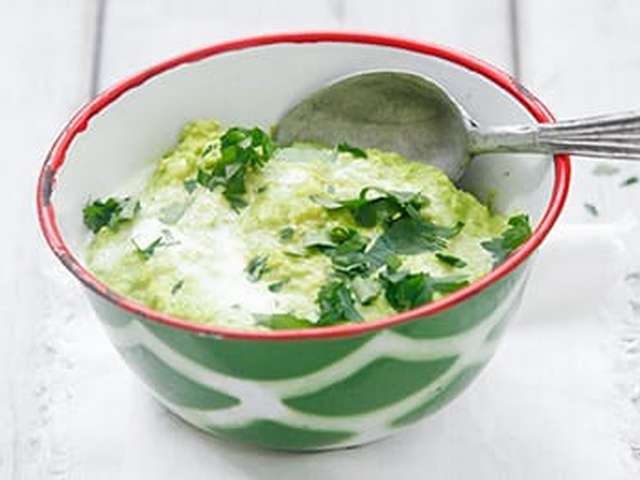 Foto Doperwtjessoep met kokos