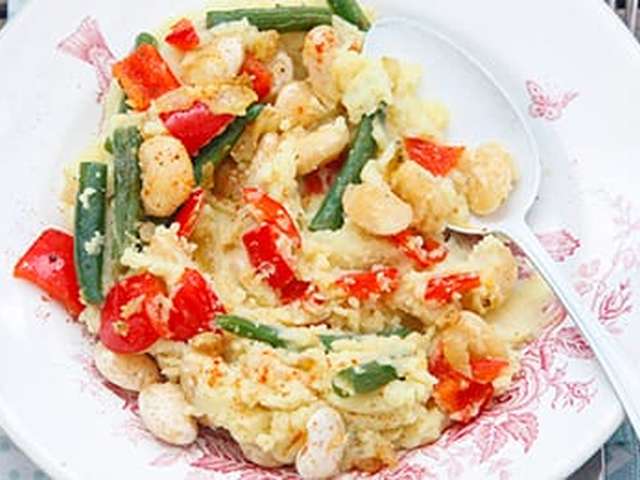 Foto Stamppotje met bonen