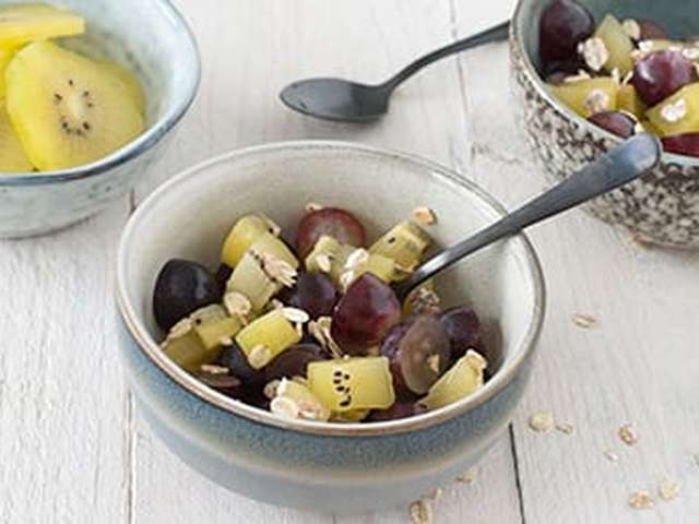 Foto Kiwi-druivendessert