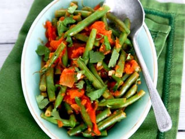 Foto Arabische sperzieboontjes