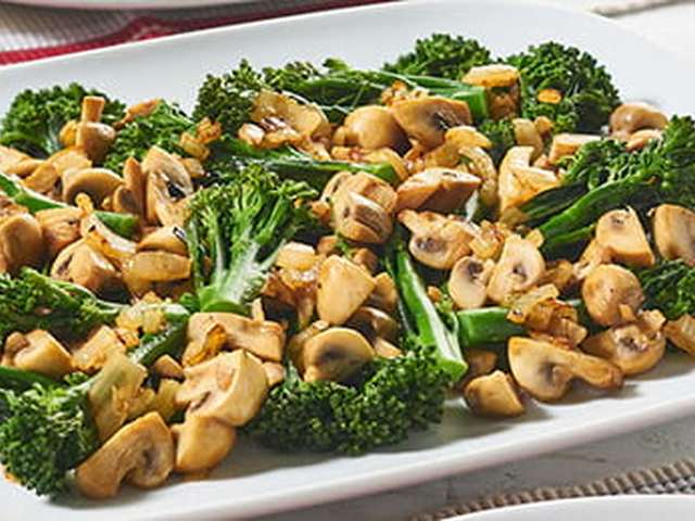 Foto Bimi met champignons