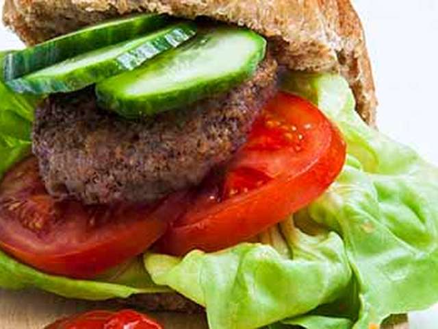 Foto Echte hamburgers