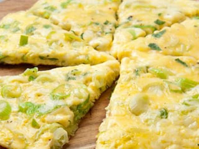 Foto Omelet met bosuitjes en kaas