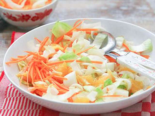 Foto Witlofsalade met sinaasappel