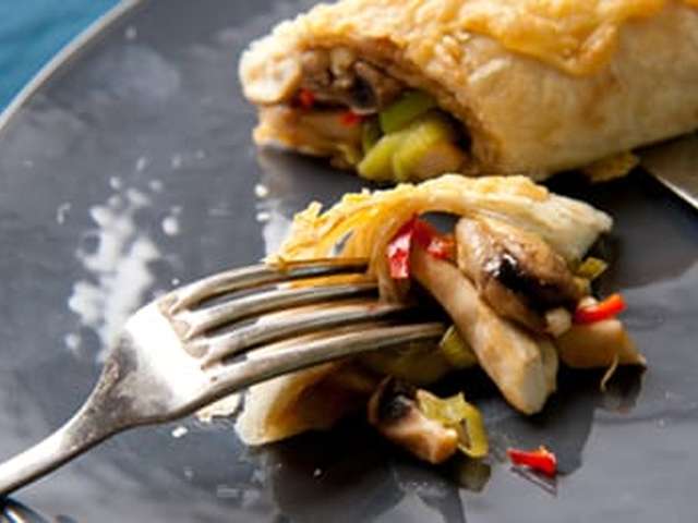 Foto Tortilla met kip