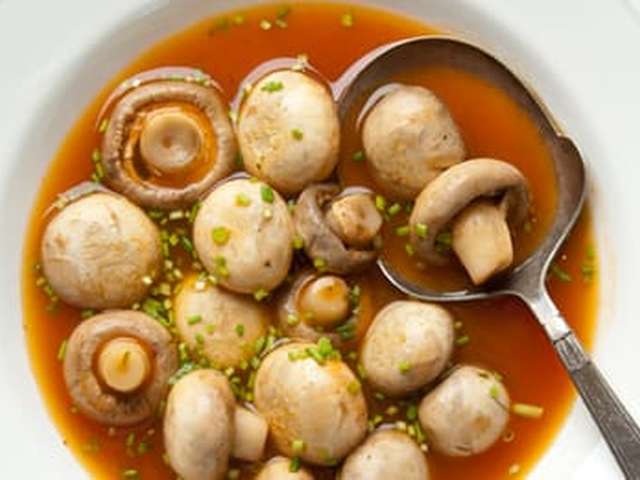 Foto Champignons à la Grecque