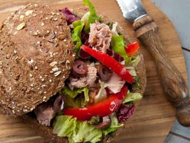 Foto Italiaans gevuld brood