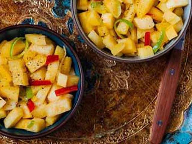 Foto Koolraap met gember