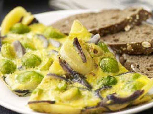 Foto Winterse aardappelomelet