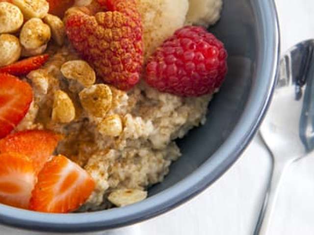 Foto Havermoutpap met fruit