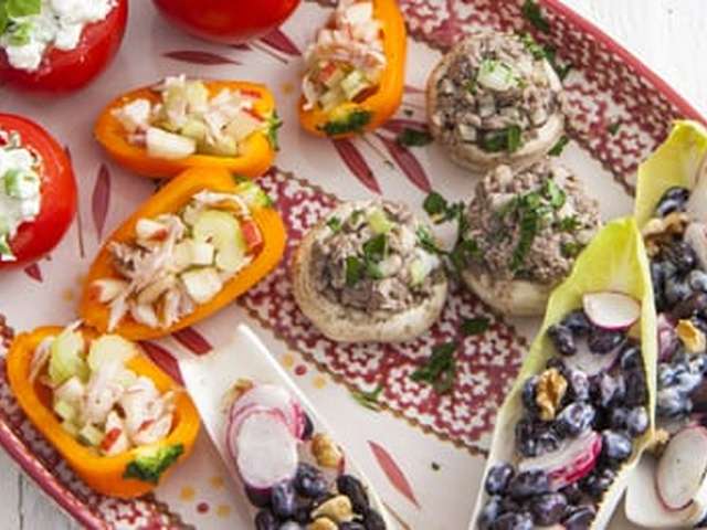 Foto Gevulde snackpaprika