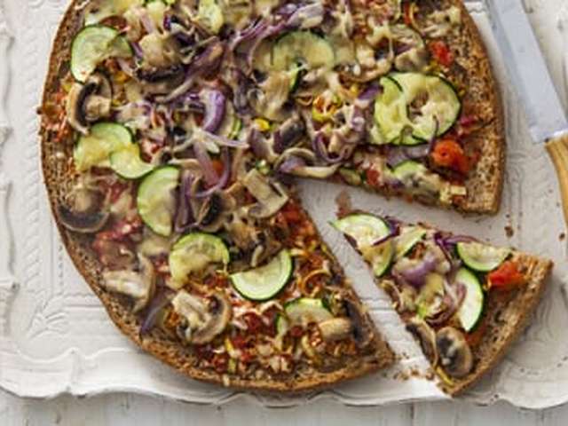 Foto Pizza van Turks brood