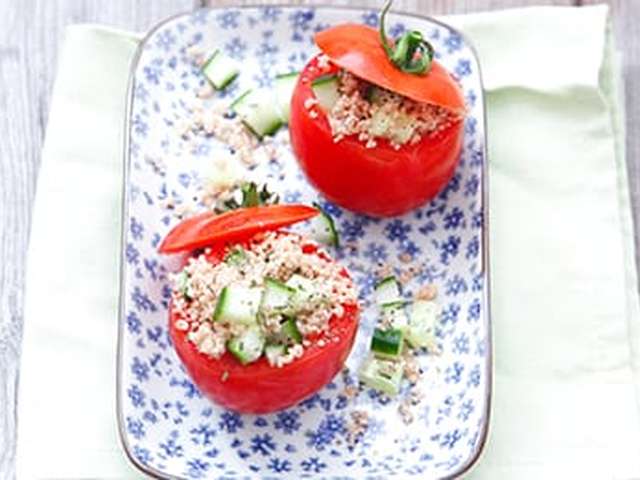 Foto Gevulde tomaten