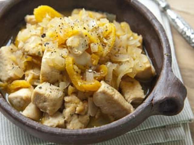 Foto Kip met abrikozen