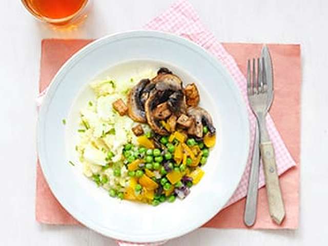 Foto Aardappelpuree met van alles
