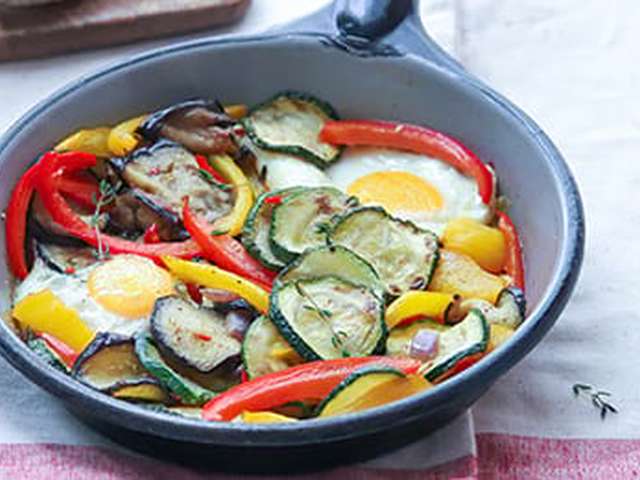 Foto Baskisch groentegerecht met ei