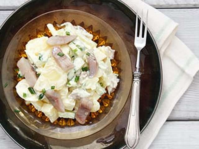 Foto Rijnlandse haringsalade