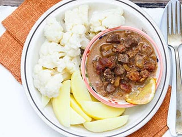 Foto Oriëntaalse hachee