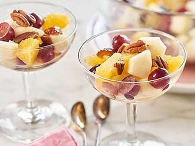 Foto Fruitsalade met oranjebloesem