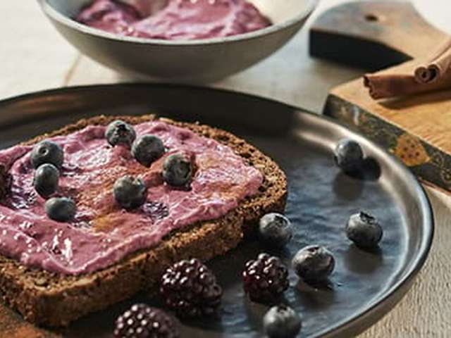 Foto Blauwe vruchtenspread