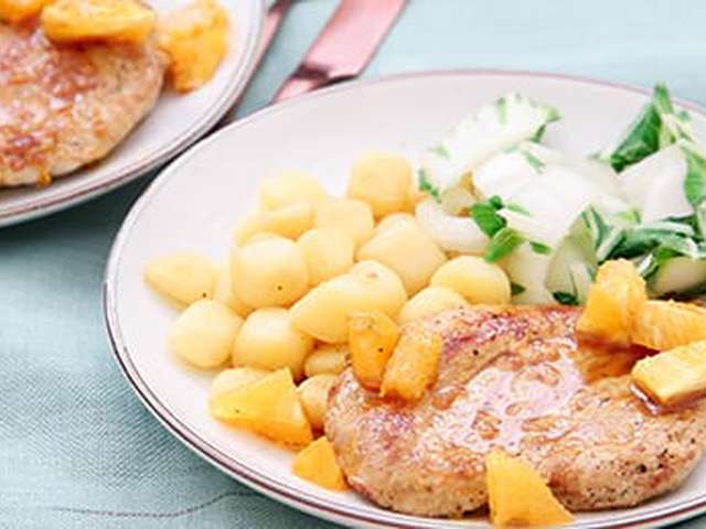 Foto Varkensfilet met sinaasappel