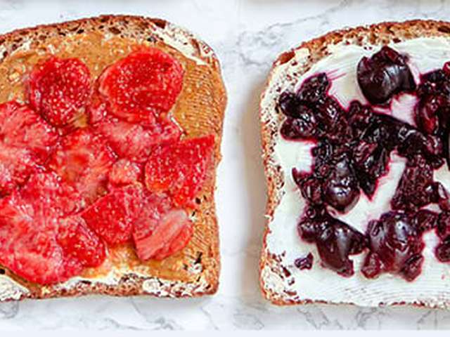 Foto Boterham 'cheesecake'