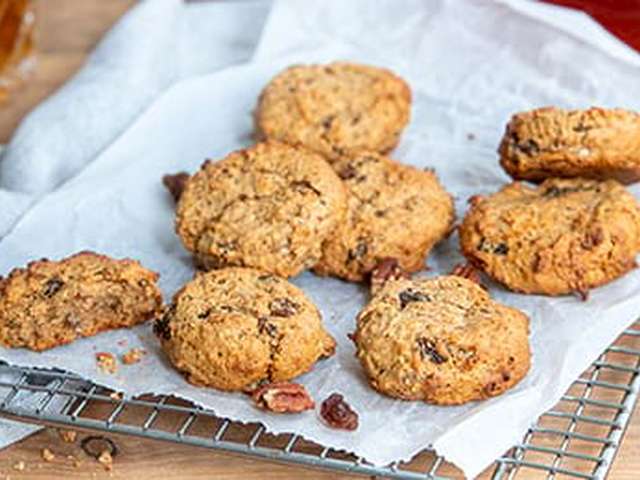 Foto Volkoren koekjes met rozijnen