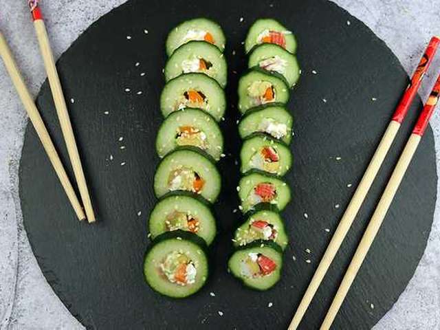 Foto Gevulde komkommers