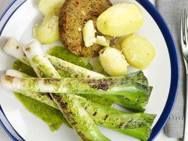 Foto Prei in kruidenvinaigrette