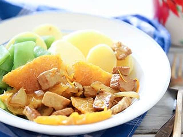 Foto Stoofpotje met sinaasappel