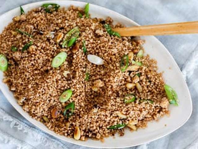 Foto Kruidige couscous met noten