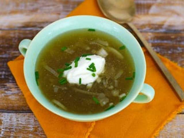 Foto Sjalottenbouillon