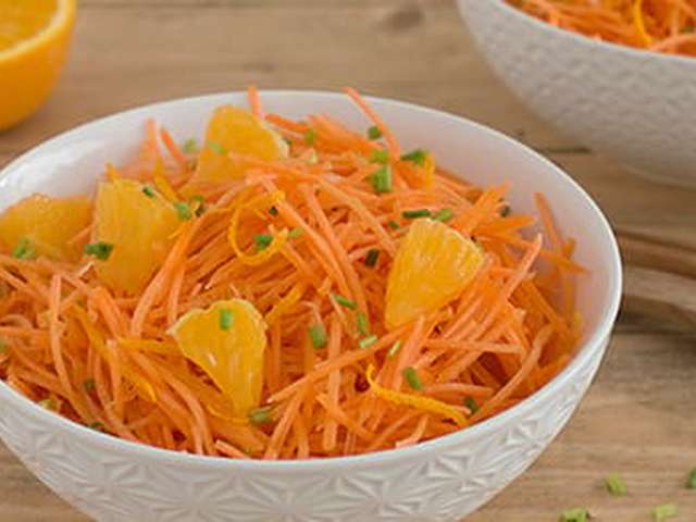 Foto Wortelsalade met sinaasappel