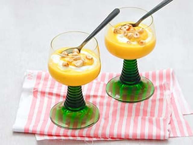 Foto Yoghurt met mango