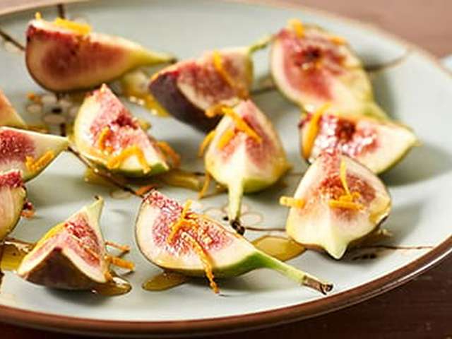 Foto Vijgen met sinaasappelsiroop